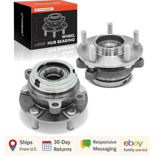 2 x Front Wheel Bearing and Hub Assembly with 5-Lug Compatible with Nissan