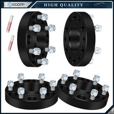 1.25" 6x5.5 Hub Centric Wheel Spacers 14x1.5 For Chevy Silverado 1500 1999-2025