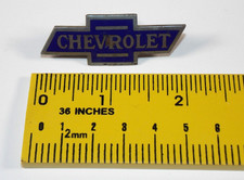 Rare 1933-1936 Chevrolet Spare Tire Cover Emblem Automotive Car Badge Bowtie Usa