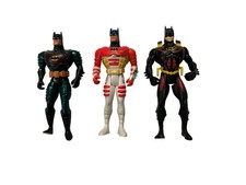 LOT OF 3 Batman Action Figures ‘94 Ground Assault ‘95 Turbo Surge ‘95 Blast Cape