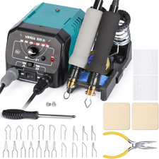 Dual Pen Pyrography Station - 2-in-1 Wood-Burning Tool with Accessories