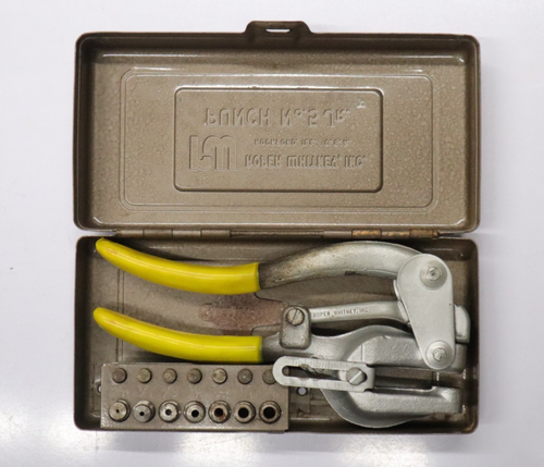 Roper Whitney n. Kit punzone manuale 5 Jr con custodia in metallo