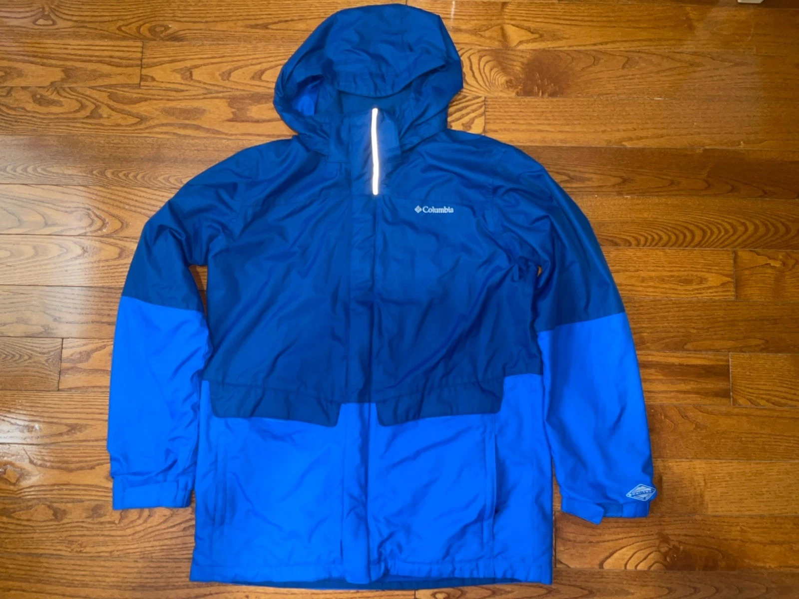 Columbia youth Interchange Omni-Tech Outer Shell Blue Jacket