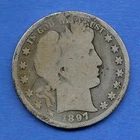 1897 BARBER HALF DOLLAR, OVER 100 YEARS OLD!!!