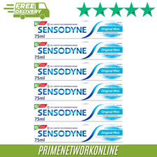 Sensodyne Original Mint Toothpaste 6 Pack x 75ml 100% GENUINE NEW ⭐⭐⭐⭐⭐ 33.22 per litre