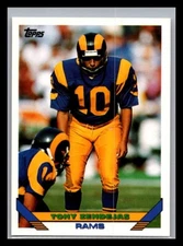 1993 Topps Football # 441 - 660 - Pick Your Card!