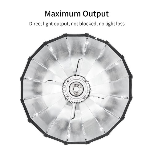 Selens Umbrella Hexadecagon Softbox Bowens Mount Diffusers Quick Fold Studio - Picture 7 of 14