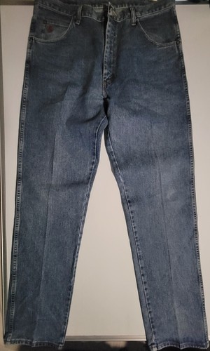 Wrangler Jeans Mens Size 36x36 Twenty X Blue Denim Straight Leg Western Retro