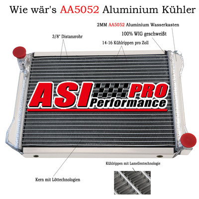 Upgraded 3 Row Aluminium Kühler Für MG Midget MK3 1275 1967-1974 1973 1972 1974