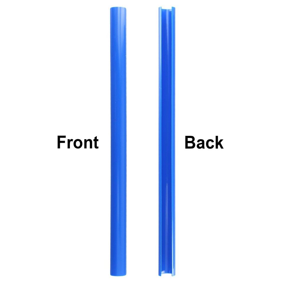 Convenient Grille Trim Strips Support V Brace Wrap 2Pcs ABS Bright Blue