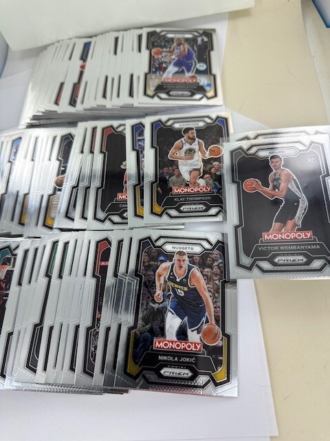 2023-2024 Panini MONOPOLY PRIZM Singles RC PS Inserts Pick/Choose Wembanyama