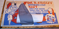 DR. B. KRAZEE'S AUTOGRAPH  PLAY KAST TOY 1960s NEW ON THE CARD
