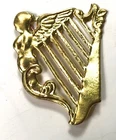 CIVIL WAR US UNION CSA CONFEDERATE IRISH HARP KEPI HAT CAP BRASS INSIGNIA