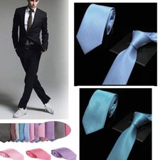 Men Polka Dot Tie 7cm Skinny Necktie Slim Wedding Party Man Polyester Ties 1Pc