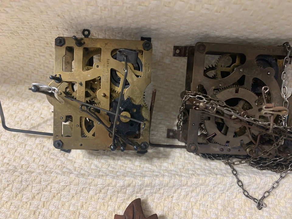 One LARGE LOT of MISC Vintage CUCKOO CLOCK PARTS eBay