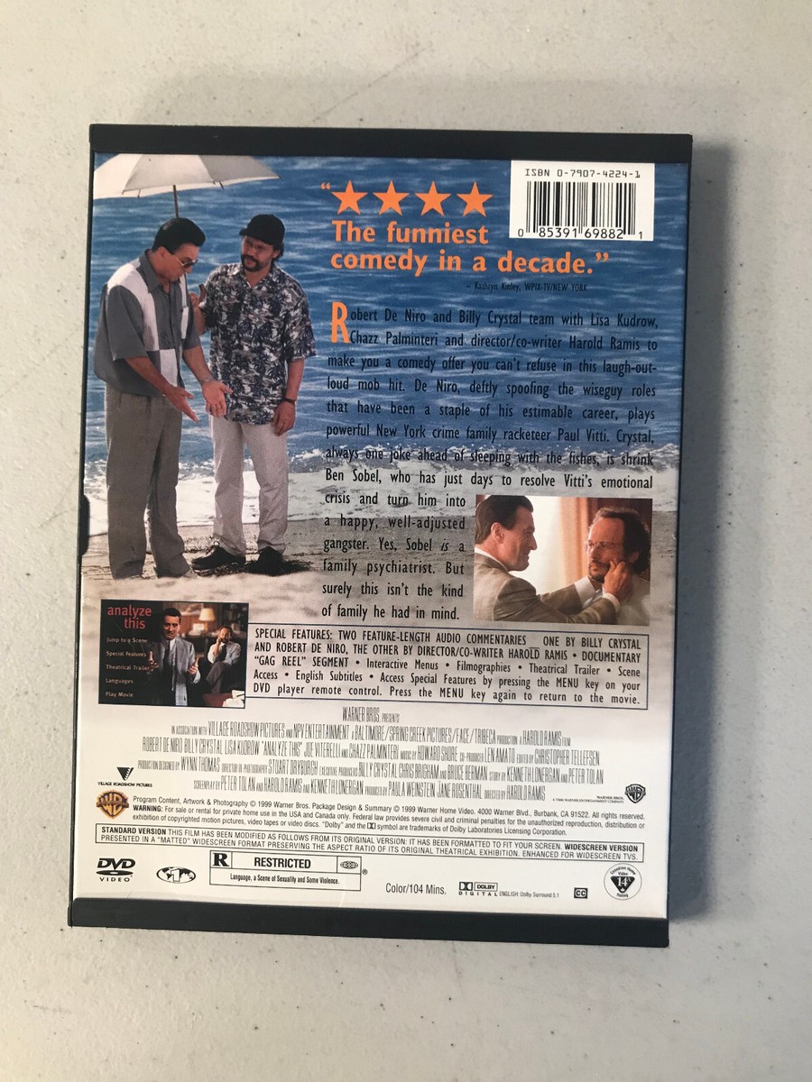 Analyze This (DVD, 1999) 85391698821| eBay