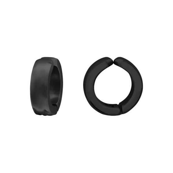 1 Paar Ohrclips Creolen Ohrringe 316L Chirurgenstahl 13Mm-image
