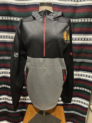 Chicago Blackhawks -NHL Authentic PRO Fantatics Hoodie 2XL-VGC