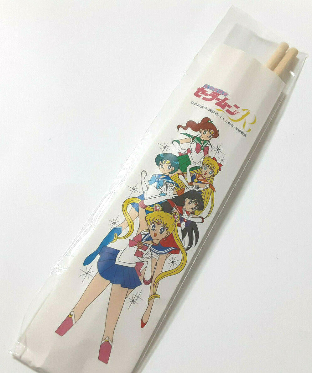 Palillos desechables Sailor Moon R productos súper raros lindos hechos en Japón
