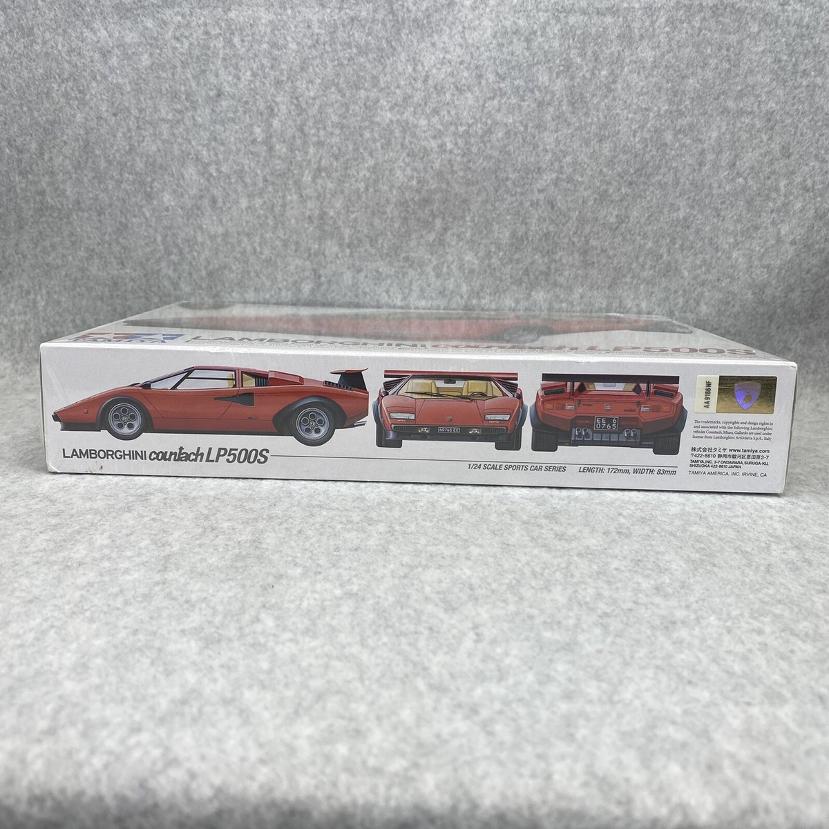 自動車 Tamiya Lamborghini Countach LP500S 1/24 TAMIYA LAMBORGHINI COUNTACH Lp500S 1/24 Plastic model | eBay