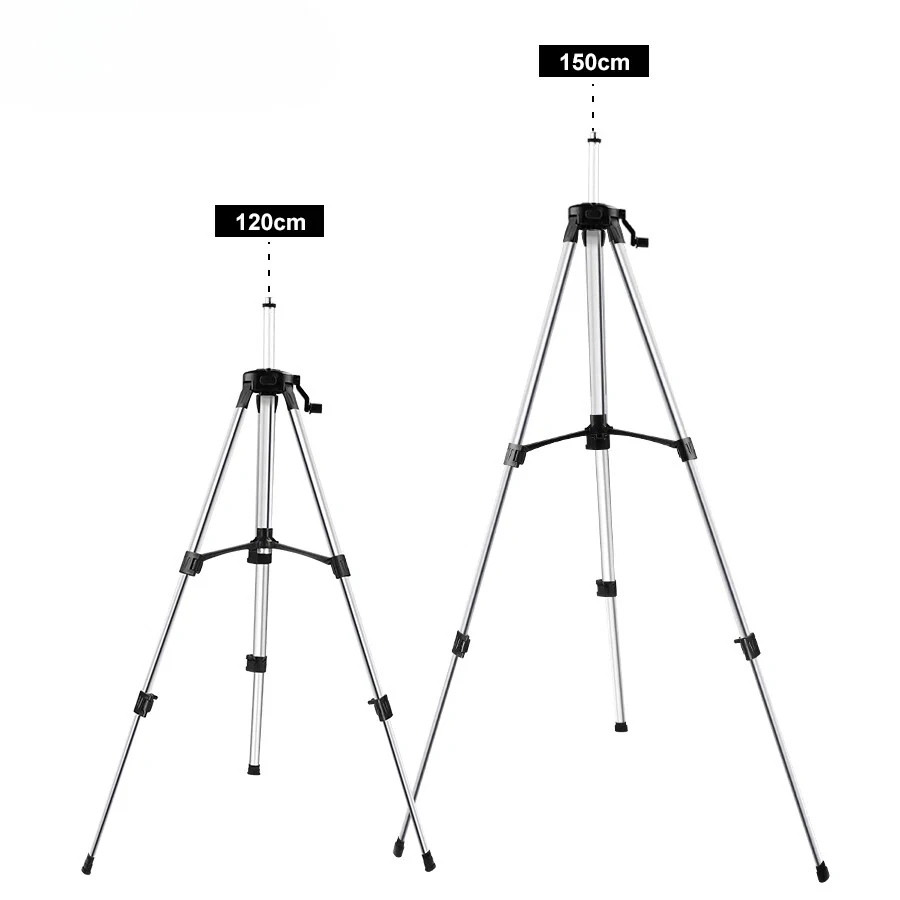 Laser Level Tripod Adjustable Height Aluminum Tripod Stand for Self Leveling New