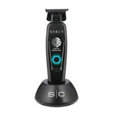 StyleCraft Saber Cordless Hair Trimmer W/Digital Brushless Motor Black  | SC403B