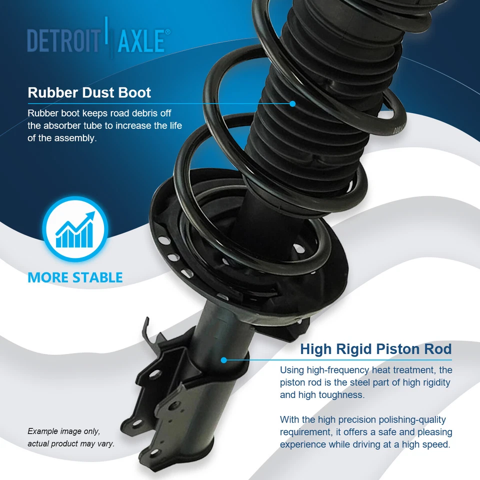 Front Struts w/ Coil Spring for 2012 2013 2014 2015 2016 2017 Buick Verano 2.4L - Image 4 of 4