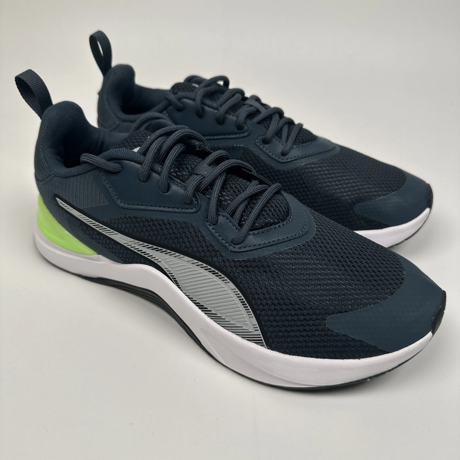 PUMA Infusion Scarpe da Allenamento Uomo Blu Scuro Notte Platino (37789307) TAGLIA 8
