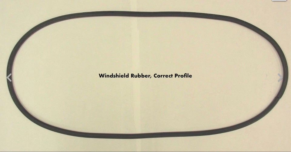 适用于 1954 - 1956 年道奇卡车完整主窗 Weatherstrip 橡胶套件。 — 第 4/4 张图片