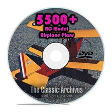 5,500 RC Model Airplane Plans, Gliders, Elect...