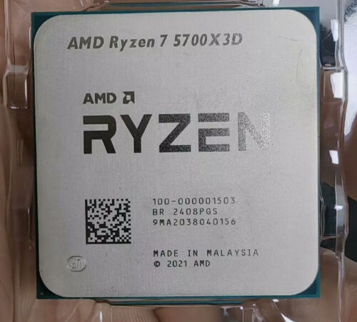 AMD Ryzen 7 5700X3D Desktop AM4 CPU Processor 3.0GHz 8 Core 16 Thrs R7 5700X3D