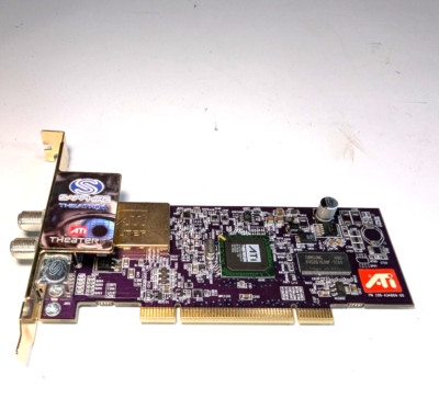 ATI Theatrix Sapphire PCI Tuner Card 109-A34601 or 4 NO REMOTE