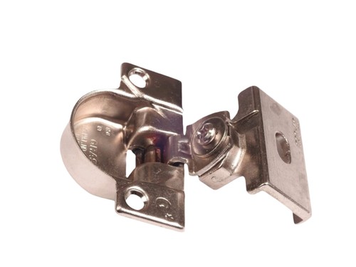 Grass 850 hinge with 830-40 Nickel mounting plate - Complete Hinge