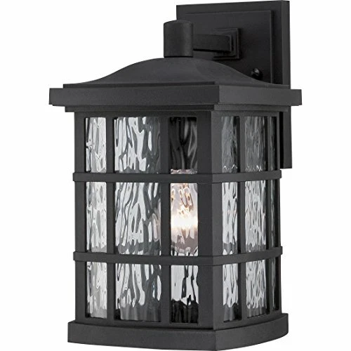 Quoizel SNN8408K 1-Light Stonington Outdoor Lantern in Mystic Black - Picture 1 of 7