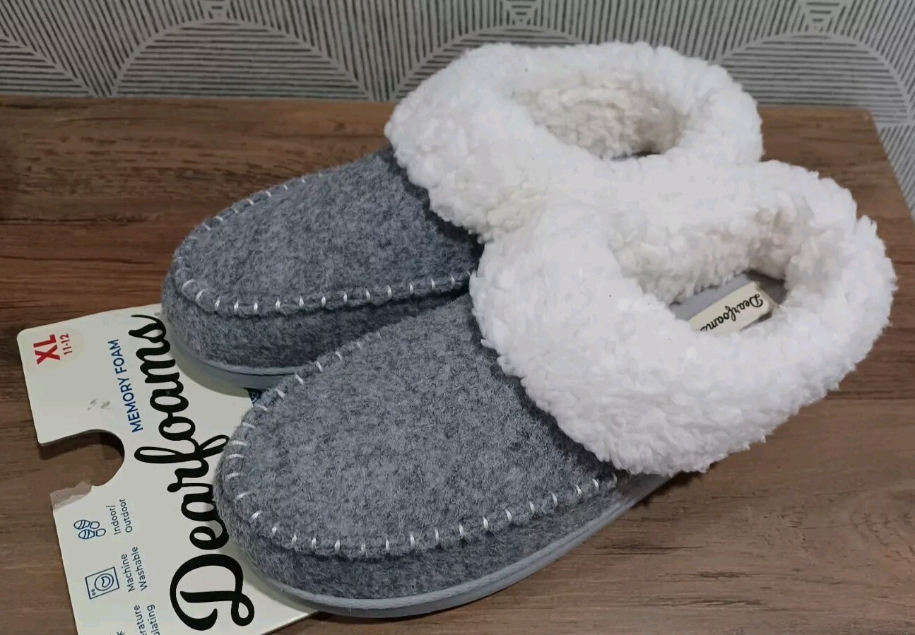 APL Dearfoams Nyla Zoccoli Pantofole Donna Taglia XL 11 12 NUOVE