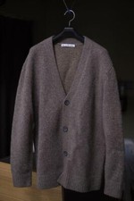ACNE STUDIOS Mens Plain Button Closure Knit C...