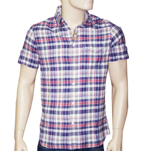 PEPE JEANS Chemise Regular manches courtes carreaux homme OCEANO taille S - Foto 1 di 10