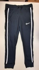 NIKE Boys Sweatpants Athletic Fitness Fleece Jogger, Black, Size M, NEW 