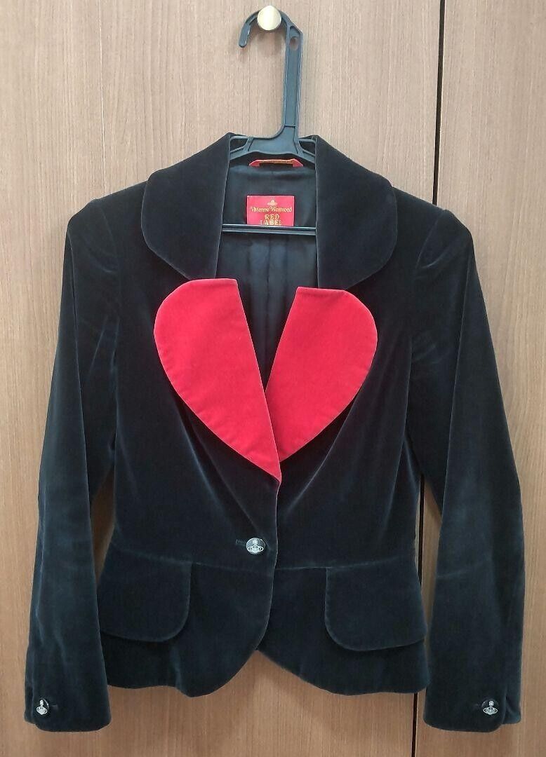 Vivienne Westwood Red Label Women's Love Jacket Outer Velour Vivienne Westwood Red Label Women's Love Jacket Outer Velour