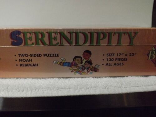 Serendipity Family Fun Puzzle Bible 130 Pieces Two-Sided Noah & Rebekah Sealed - Picture 2 of 5