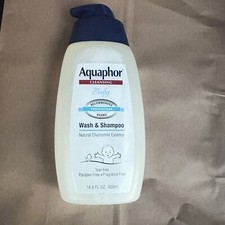 Aquaphor Baby Cleansing Wash and Shampoo 16.9 oz 4 Pack 
