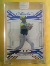Termarr Johnson 2023 Panini Flawless FACTORY ENCASED Dual Sapphire Gem SSP #/15