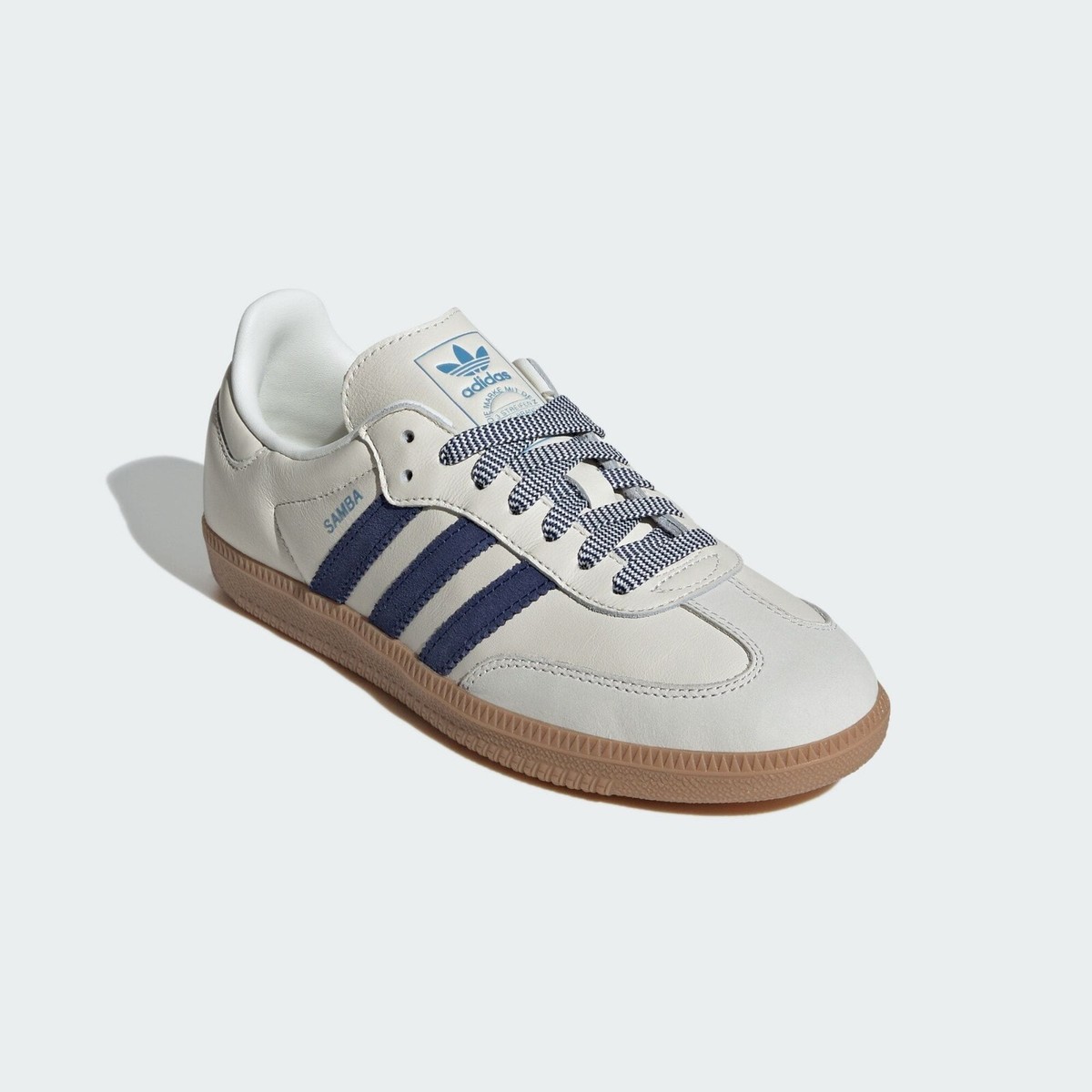 adidas WMNS Originals Samba OG Off White Dark Blue JI3907 Women's