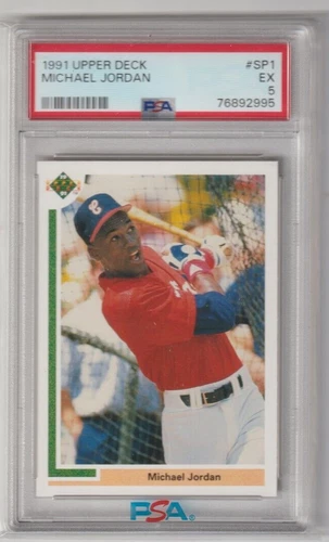 1991 Upper Deck MICHAEL JORDAN #SP1 PSA 5 EX