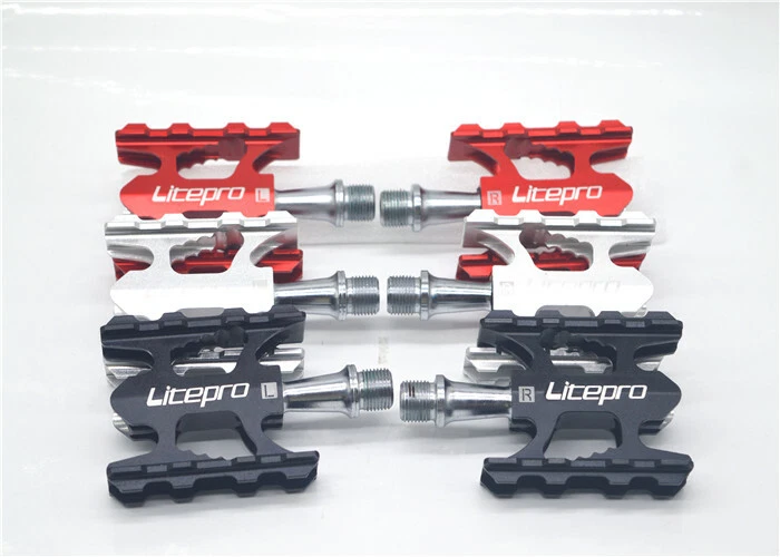 Pedales Litepro Cuerpo Aluminio Pedal para Brompton Dahon Birdy Bicicleta Plegable Foto 3 de 4