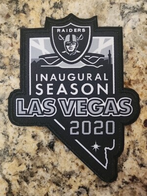 Las Vegas Raiders Inaugural Patch Jersey X Las Vegas Raiders NFL