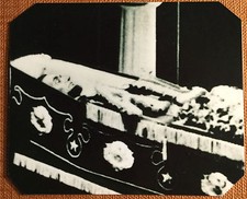 President A. Lincoln in casket tintype C1067R...