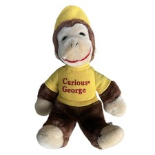 Vintage 1984 Curious George Yellow Shirt 9" Plush Doll Eden Toys