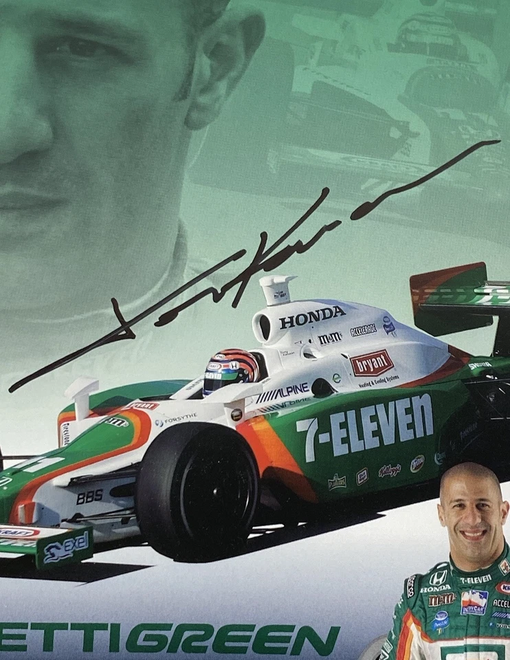 Tony Kanaan Autographed Signed 8x10 Hero Photo Card 7-11 Indy Car Racing - Image 2 of 3