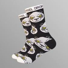 Pixel Drop Unisex Adult Design Fashion Novelty Colorful Socks Pack 9
